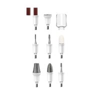 プロ仕様のマニキュア・ペディキュアキット、電動爪やすりセット、コードレス電動爪ドリルマシン11