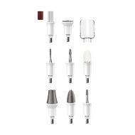 プロ仕様のマニキュア・ペディキュアキット、電動爪やすりセット、コードレス電動爪ドリルマシン9