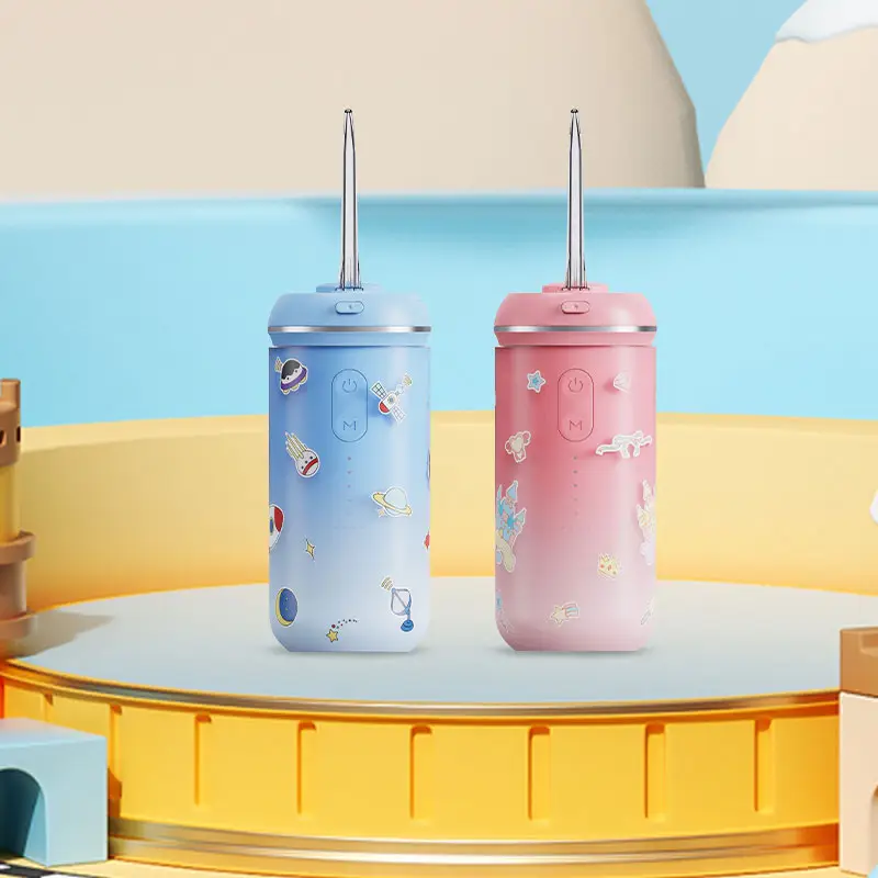 Kids' Water Flosser for Ages 6+  Standard Nozzle, Orthodontic Nozzle  4 Flossing Modes