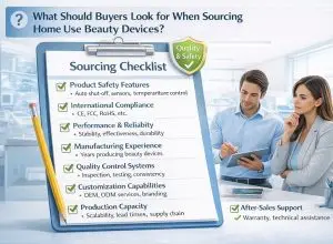 家庭用美容機器を購入する際に、購入者はどのような点に注目すべきでしょうか？